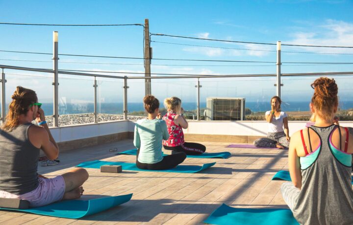 Yoga Deck in Peniche Portugal Pure Surfcamps Yoga Deck in Peniche Portugal Pure Surfcamps