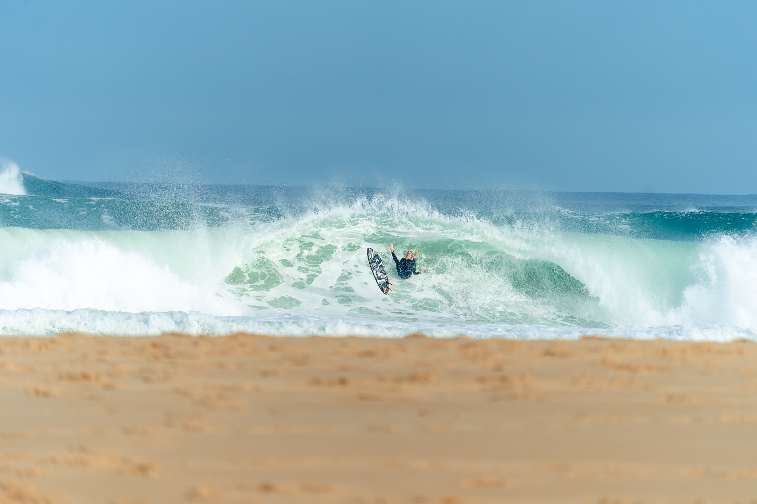 Heavy wipeout La Graviere