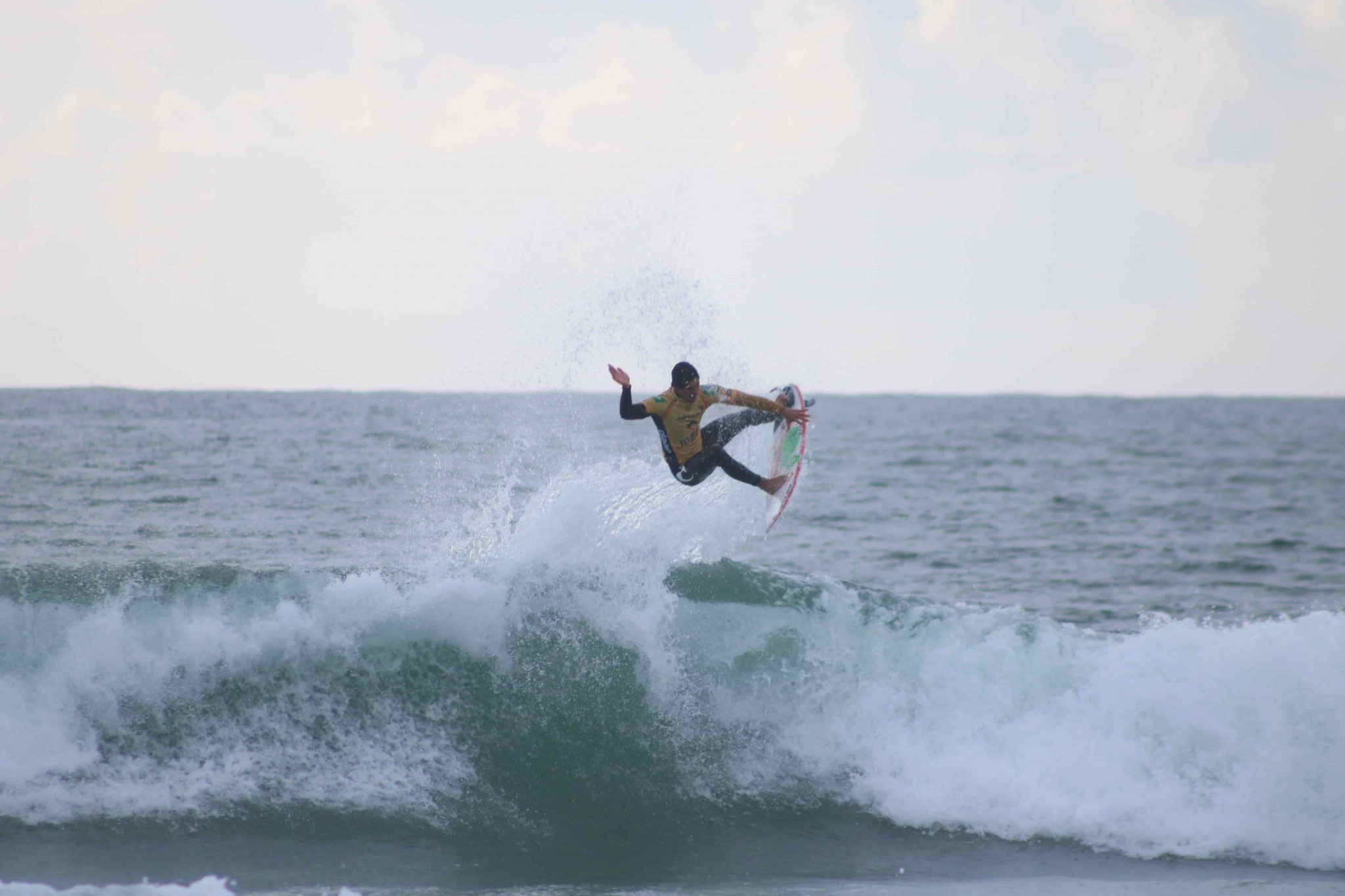 Surfer in Peniche Supertubos WSl Contest