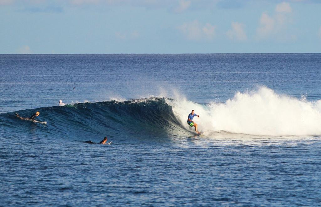 Wellen auf Maldiven